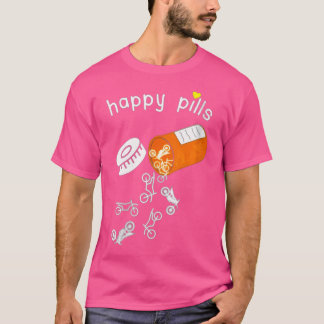 Camiseta Womens Happy Pills Motorbike