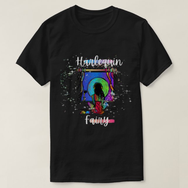 Camiseta Womens Harlequin Fairy (Frente do Design)