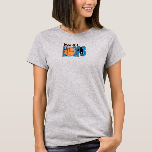 Camiseta Womens Hoops (Frente)