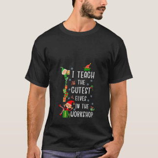 Camiseta Womens I Teach The Cutest Little Elves Funny Teach