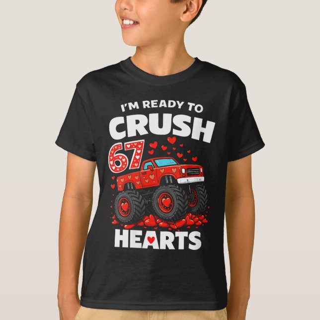 Camiseta Women's I'm Ready To Crush 67 Hearts Truck Valenti (Frente)