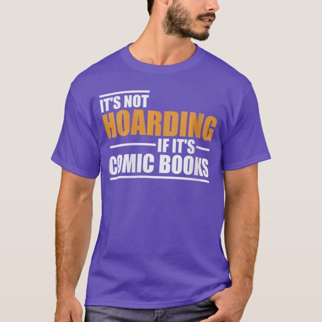 Camiseta Womens Its Not Hoarding If Its Comic Books Comic N (Frente)