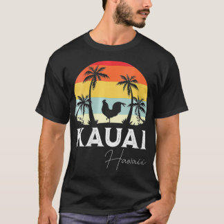 Camiseta Womens Kauai Hawaii Chicken Lover Souvenir VNeck