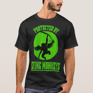 Camiseta Womens Land of Oz Wicked Witch Pega Meu Monke Voad