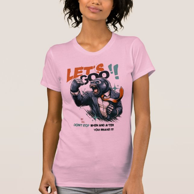 CAMISETA WOMEN'S LET'S GOO LESSONS LEARN SOFT TEE (Frente)