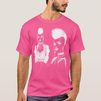 Camiseta Womens Line Art Batcaverna Gótico Simples de Desen