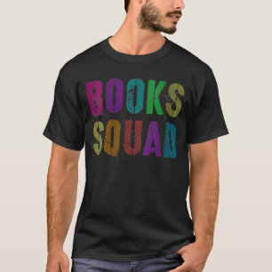 Camiseta Womens LIVROS SQUAD Funny Kinder Lendo Equipe Libr