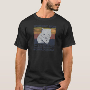 Camiseta Womens Marsupial Wombat Cita Para Uma Mãe De Mulhe