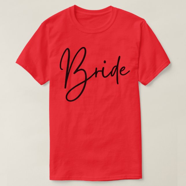 Camiseta Women's Matching Getting Ready Bride Wedding Party (Frente do Design)