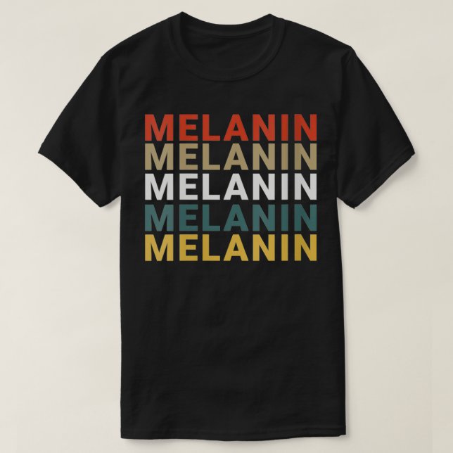 Camiseta Womens Melanin VNeck (Frente do Design)