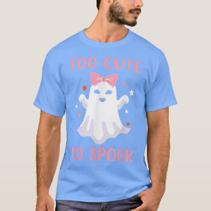 Camiseta Womens men Scary spooky Halloween too cute to spoo