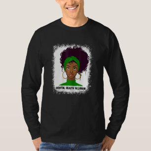 Camiseta Womens Mental Health Warrior Support Menta