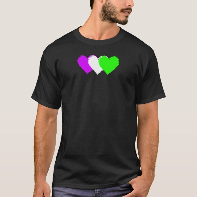 Camiseta Womens Modern feminist Suffragette heart (Frente)