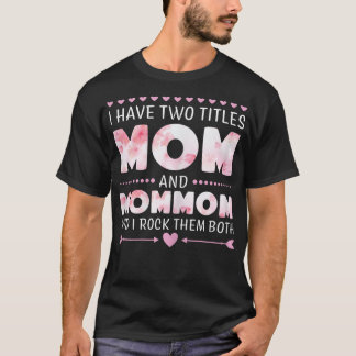 Camiseta Womens Mommom Mom Mom Granna Nanna Grandma