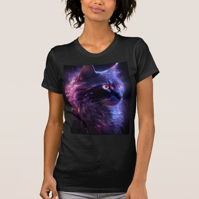 Camiseta Women's mystic cat t-shirt (Frente)