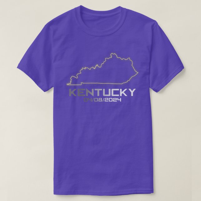 Camiseta Womens na América do Kentucky Astronomia total do  (Frente do Design)