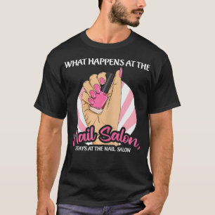 Camiseta Womens Nail Tech Cote para um Manicurista