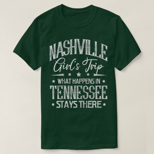 Camiseta Womens Nashville Girl's Trip Bachelorette Bride Br (Frente do Design)