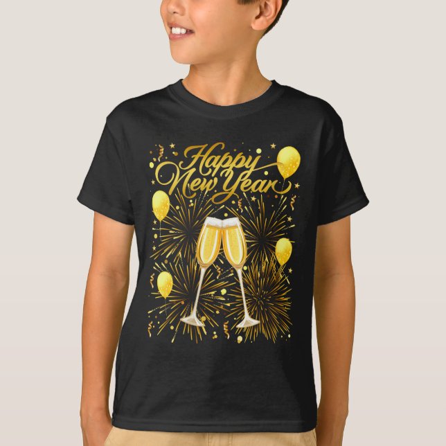 Camiseta Womens New Years Eve Party Sylvester 2026 Happy Ne (Frente)