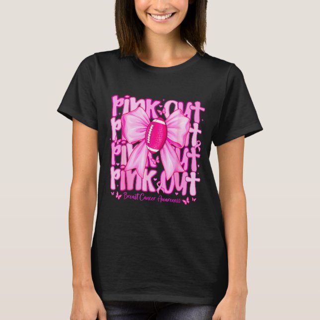 Camiseta Womens Nk Out Football Tackle Breast Cancer Awaren (Frente)