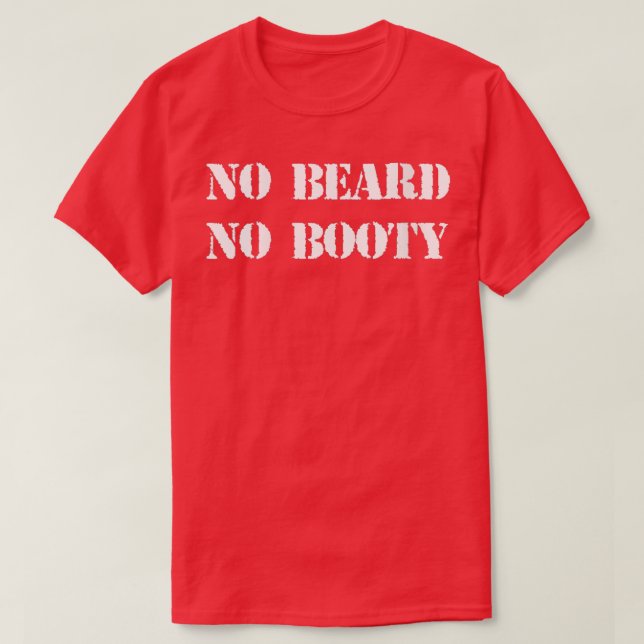 Camiseta Womens No Beard No booty VNeck  (Frente do Design)