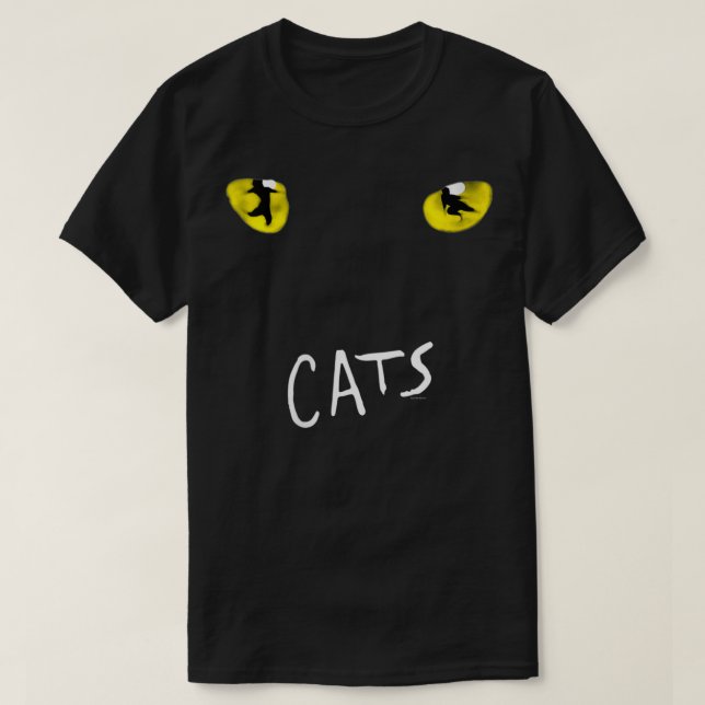 Camiseta Womens Official 'CATS' Logo VNeck  (Frente do Design)