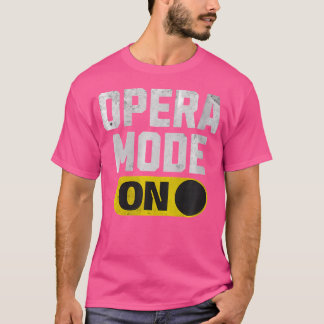 Camiseta Womens Opera Mode No Music Concert Festival Souven