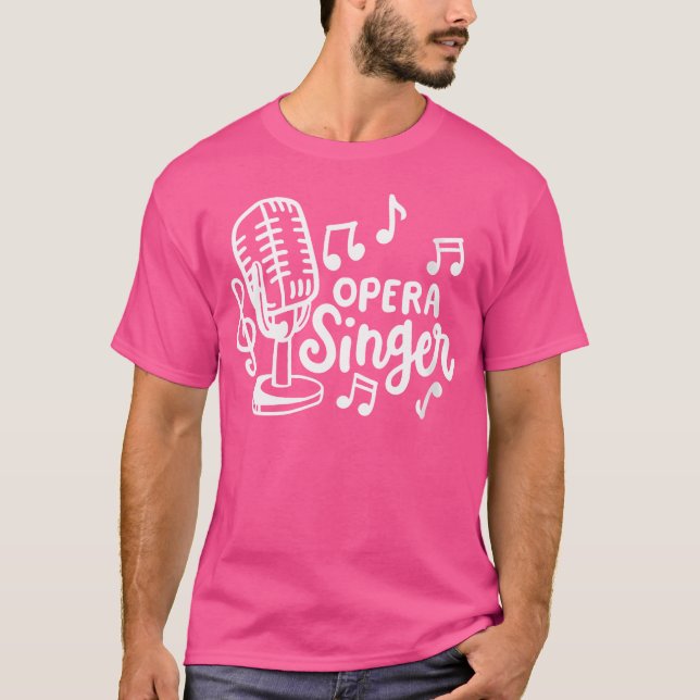 Camiseta Womens Opera Singer (Frente)