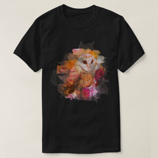 Camiseta Womens Owl Night Bird  (Frente do Design)