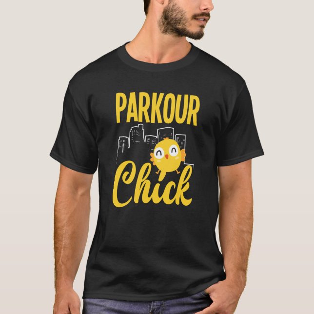 Camiseta Womens Parkour Chick Parkour Girl (Frente)