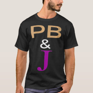 Camiseta Womens PB&J Dia de as Bruxas engraçado Gift VNeck