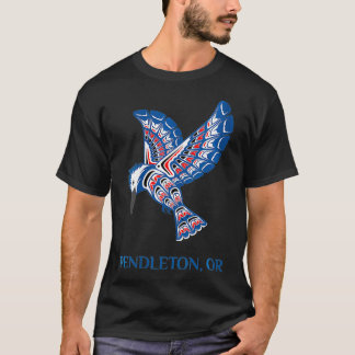 Camiseta Womens Pendleton Oregon Native American Kingfisher