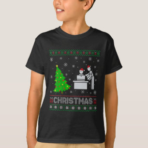 Camiseta Womens Personal Assistant Luz De Árvore Xmas Feia