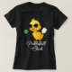 Camiseta Womens Pickleball Pintinho, bola de picleball engr (Frente do Design)