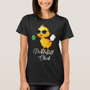 Camiseta Womens Pickleball Pintinho, bola de picleball engr