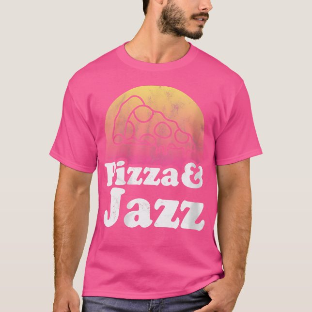 Camiseta Womens Pizza E Jazz (Frente)