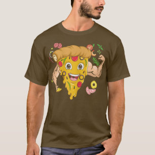 Camiseta Womens Pizza Slice Unicorn, Magic Fast Comida Love
