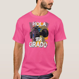 Camiseta Womens Primer Dia De Escuela Maestra Espanhol 1 Gr