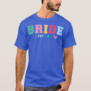 Camiseta Womens Retro Bride Est 2022, Nova Amiga de Noiva E