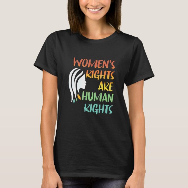 Camiseta Women's rights are human rights (Frente)