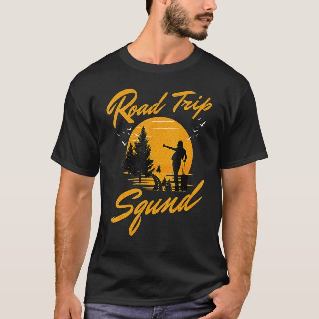 Camiseta Women's Road Trip Squad Traveling Tour California  (Frente)