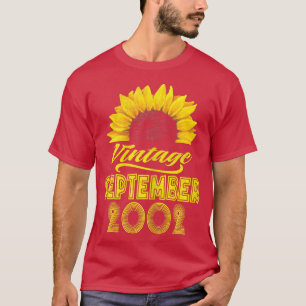 Camiseta Womens Roupa Sunflower Vintage setembro de 2002 20