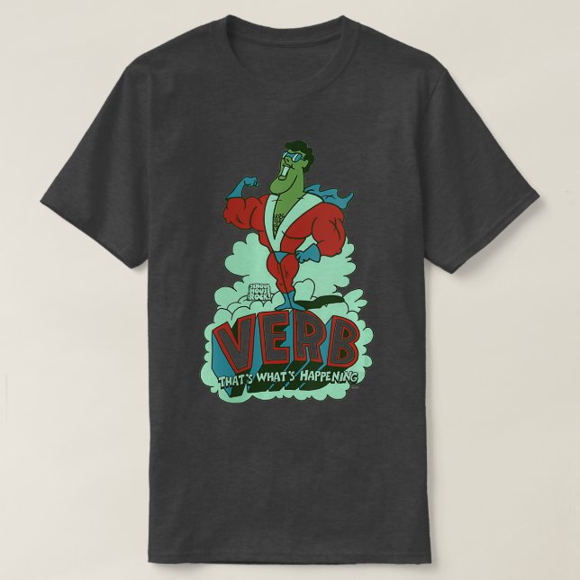 Camiseta Womens Schoolhouse Rock Verb VNeck (Frente do Design)