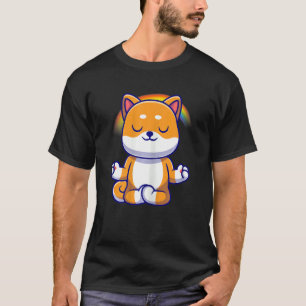 Camiseta Womens Shiba Inu Green Yoga