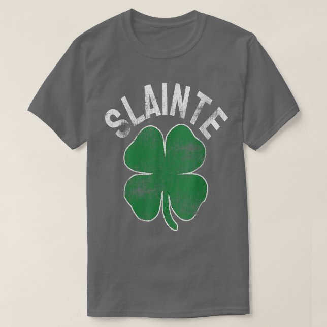 Camiseta Womens Slainte Beer Bebendo Irish DIA DE SÃO PATRÍ (Frente do Design)
