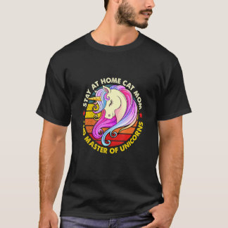 Camiseta Womens Stay At Home Unicorn Master