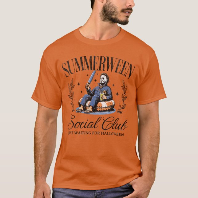 Camiseta Womens Summerween Social Club Halloween in Summer  (Frente)