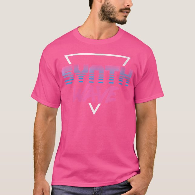 Camiseta Womens Synthwave Retro 80S Rave Disco Edm Music (Frente)
