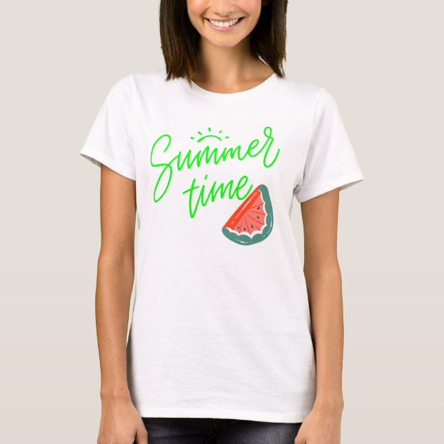 Camiseta women's t-shirt Summer Time (Frente)