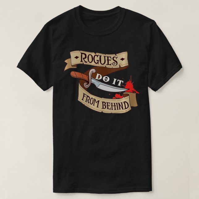 Camiseta Womens Tabletop Gift Rogues Do Behi (Frente do Design)